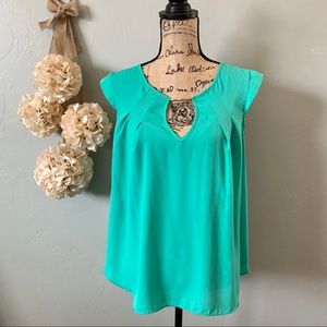 Windsor Blouse with Gold Hardware